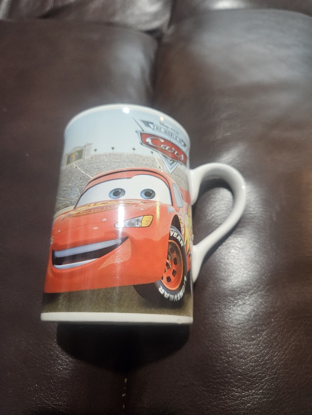 Disney Pixar Cars Lightning McQueen Ceramic Mug - Red